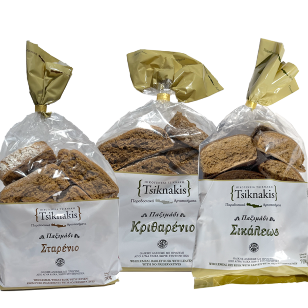 3 bags of rusk