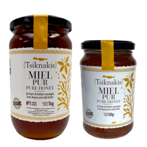Two jars of honey.
