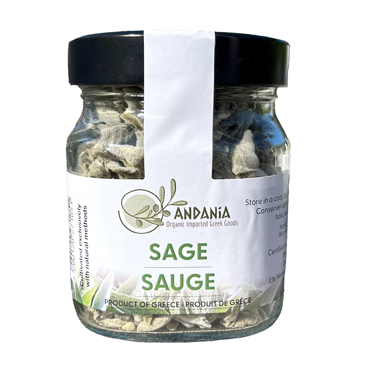 Andania Sage in Jar.